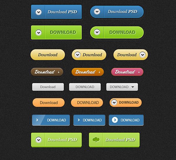 آیکون های دکمه دانلود - download icon & button