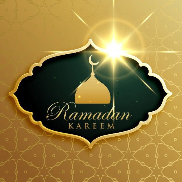 وکتور طلایی ماه رمضان