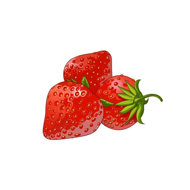 لایه باز توت فرنگی psd juicy strawberries