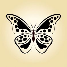 وکتور پروانه butterfly vector art