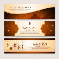 بنر های مدرن رمضان ramadan banners