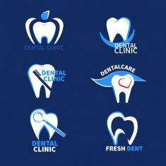 وکتور لوگو برای دندانپزشکی