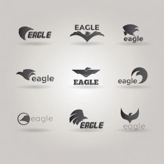 مجموعه وکتور لوگوی عقاب eagles logo template pack