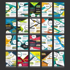 ست بروشورهای تجاری business brochure set