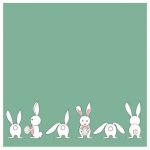 وکتور خرگوش کارتونی cartoon rabbits vector