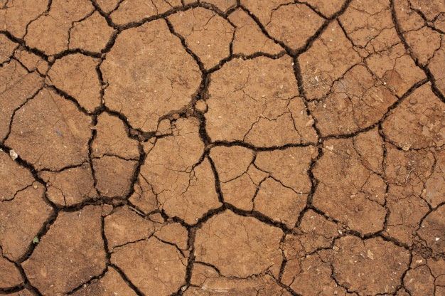 زمین بیابان خشک dry desert floor