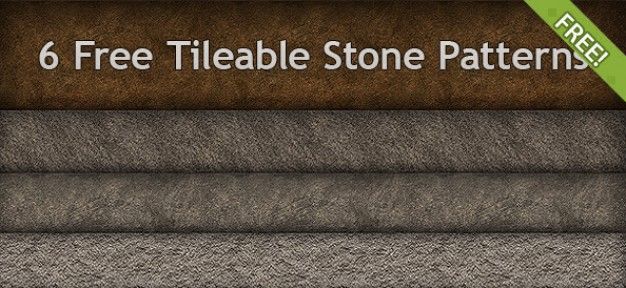 6 نوع پترن سنگی 6 free tileable stone patterns