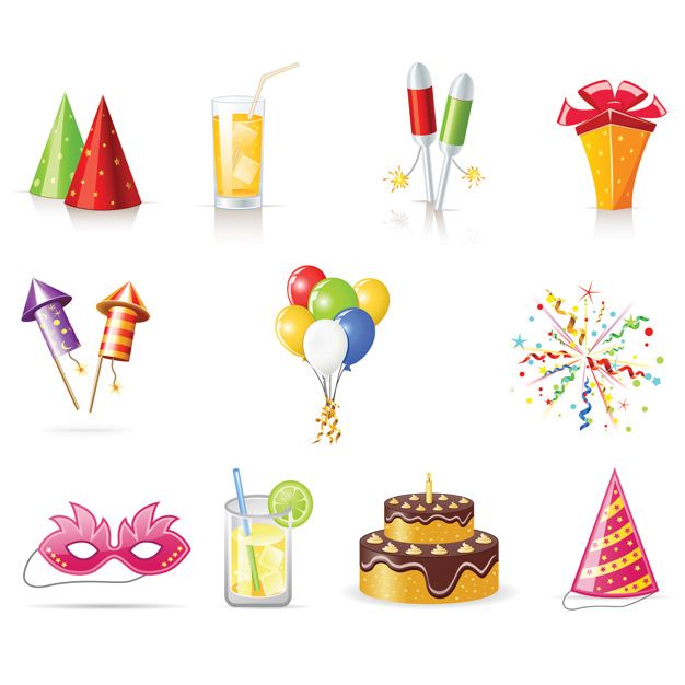 آیکون جشن تولد birthday icons