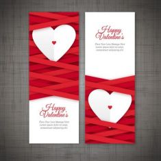 بنر های عاشقانه valentine's day banners
