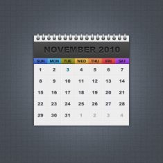 فایل لایه باز قالب تقویم  calendar