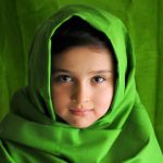 تصویر دختر بچه  با حجاب